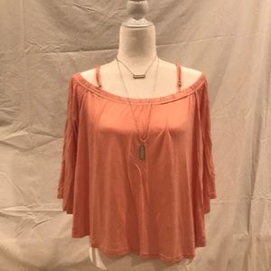 Off shoulder 3/4 top